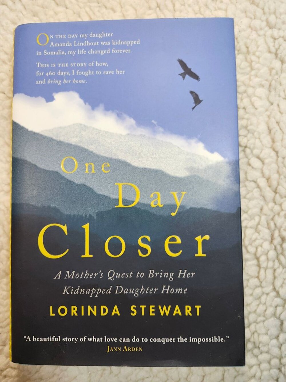 One Day Closer Lorinda Stewart Hardcover Memoir Biography 2017 Simon & Schuster